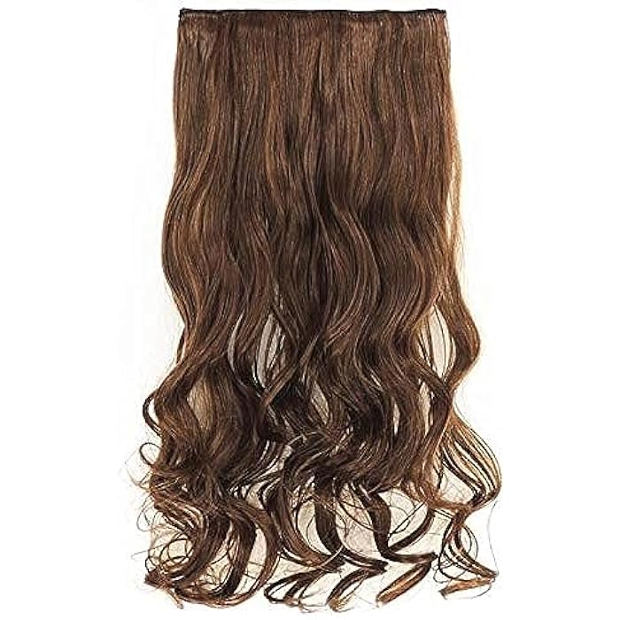 DILLARDS Fashion Fluffy Long Curly Hair Extension Light Brown - Image 2